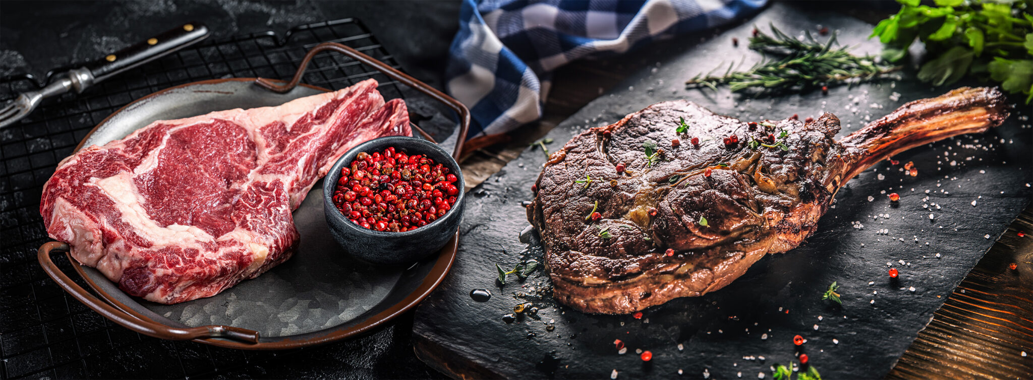 Premium Polish beef presentation